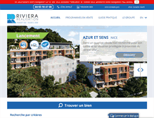 Tablet Screenshot of fr.riviera-realisation.com
